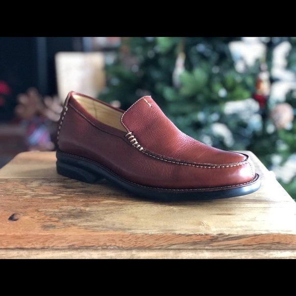 SOLD! // Martin Dingman Leather Slip-On Loafers 530073 10 M NOS - Picture 12 of 16
